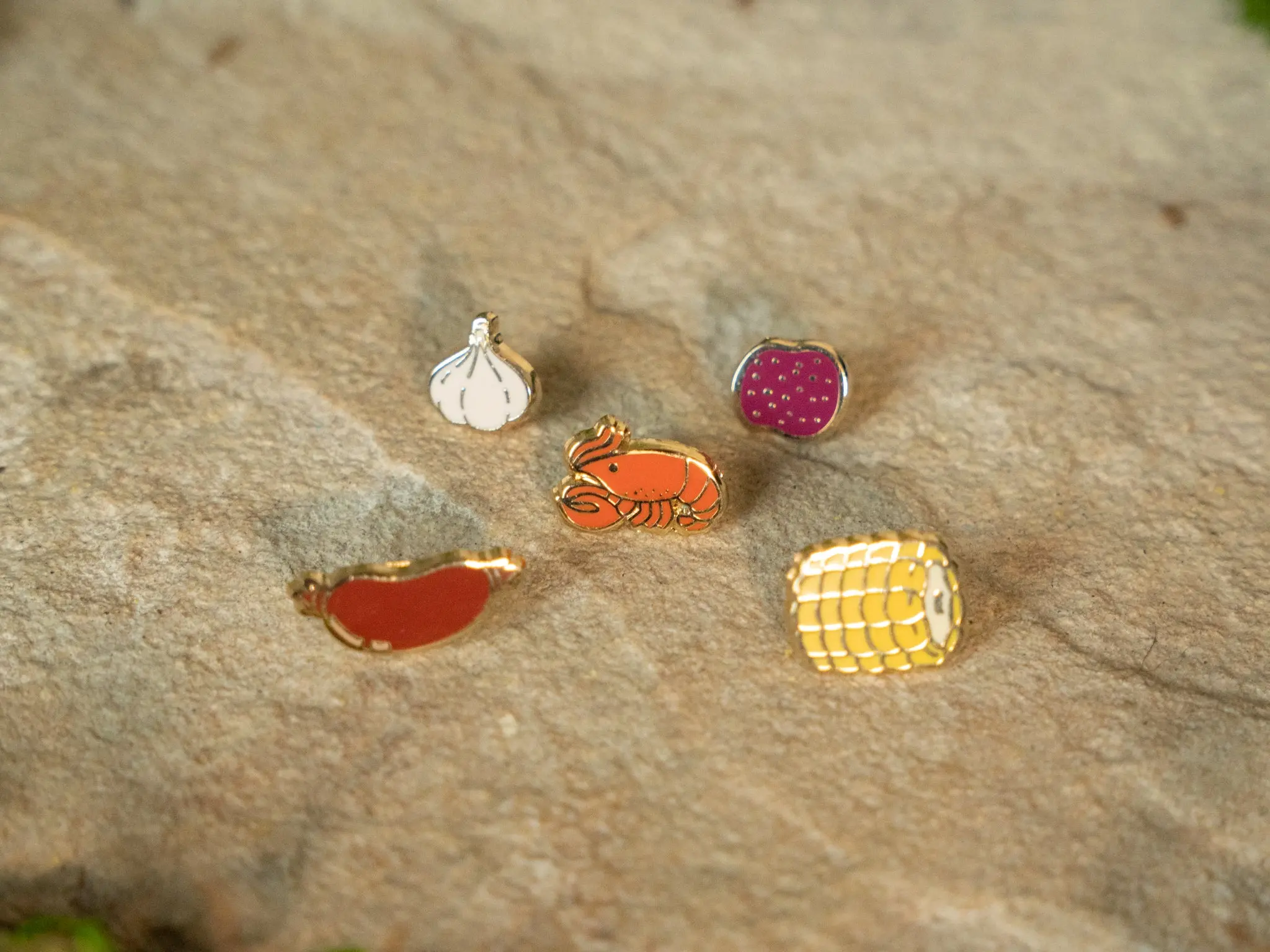 Crawfish Boil Mini Pin Set