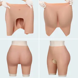 Hip & Butt Enhancer Shapewear with Open Crotch - Silicone Padded Gaff Panties S/M/L/XL - Seamless Tucking Underwear for Crossdressers
