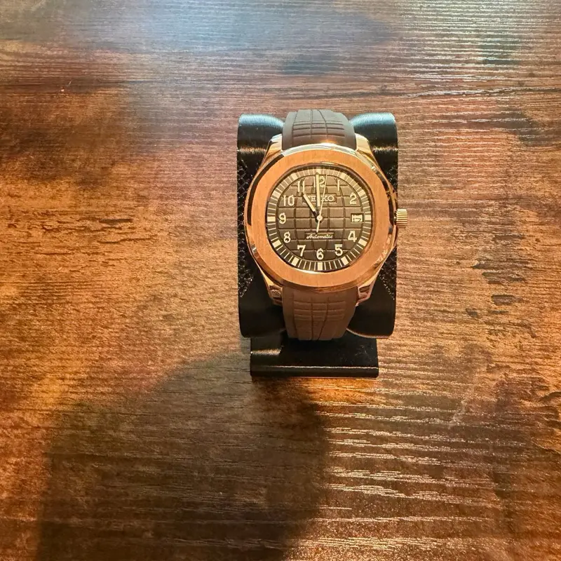 Brown & Rose Gold Custom Mod - NH35A Movement