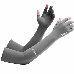 1 Pairs UV Protection Gloves - Non Slip Sun Protection Gloves Sunblock Gloves Summer Outdoor Fishing Driving Gloves Arm Warmers
