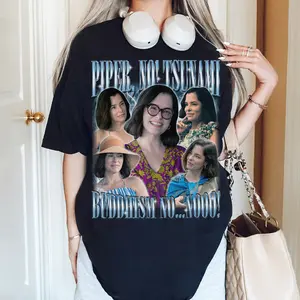 Piper, No! Buddhism! Tsunami! White Lotus T-shirt, Parkey Posey Lorazepam Victoria Ratliff, White Lotus Season 3 Fans Gift