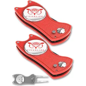 DIVOT TOOL MULTI-PACK GIFT SET | 2-Pack * Talon Divot Tool - RED