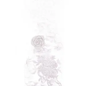 4" x 10yd Multi Roses Ribbon – Lavender Silver