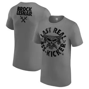 Men's Gray Brock Lesnar Last Real Ass Kicker T-Shirt, Full Colors, Full Sizes, For Men, For Women