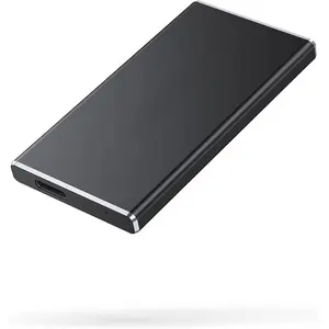500GB Portable External SSD, USB 3.1 Gen2 450MB/s  Data Transfer, Metal USB C Mini Portable External Solid State Drive for PC, Laptop, Phones and