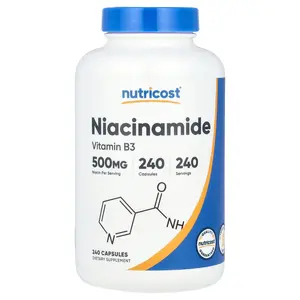 Nutricost Niacinamide, 500 mg, 240 Capsules Nutricost Niacinamide, 500 mg, 240 Capsules