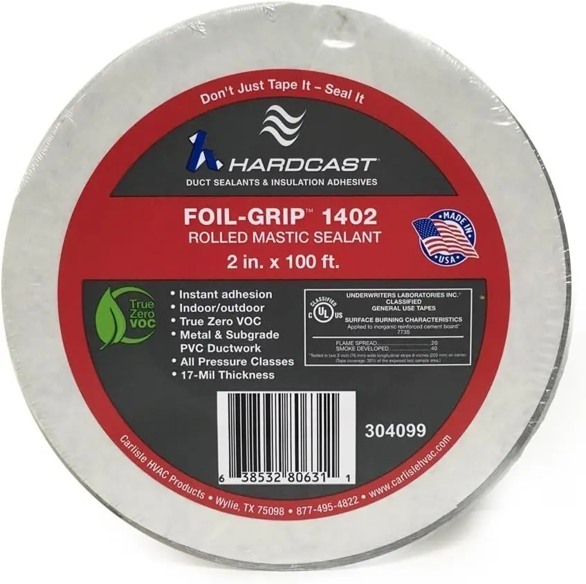 304099 1402 Mastic Duct Sealant 2" x 100'