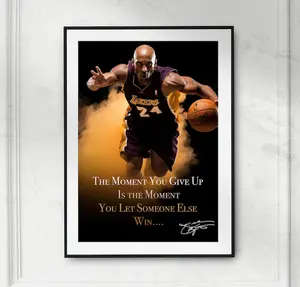 Printable Kobe Bryant Signed Poster Kobe Bryant wall art decoration