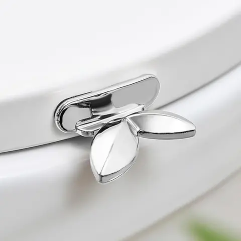 2pcs Leaf Shaped Toilet Seat Lifter, Boyfriend Gift