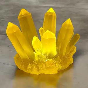 Kryptonite Gold Crystal Resin Figurine Prop w/Bonus Light - Superman