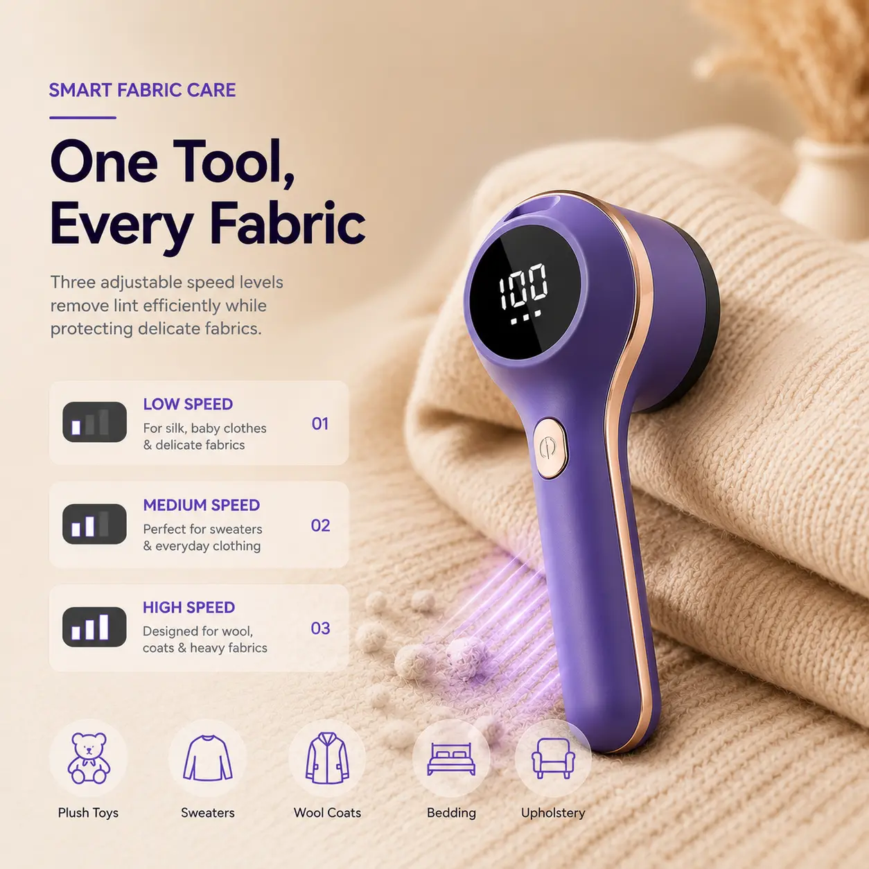Electric Pill Remover Portable Lint Shaver for Clothes Bedding Sofa Carpet and Curtains, Rechargeable Handheld Fabric Shaver for Removing Lint Balls and Fuzz, Simple Operation for Home Travel Office and Dorm Use, Trumpet for Daily Fabric Maintenance.