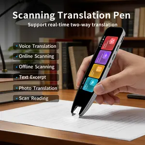 142 Languages Text to Speech Gray Scan Translation Pen Offline Reading Device, Practical Aid for Dyslexia Learners Ideal Travel & Holiday Gift