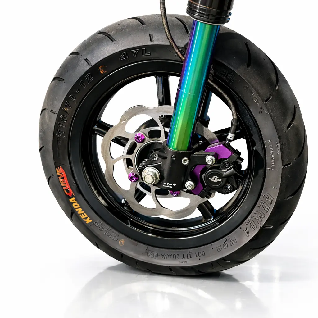 ETM RTR 12" SUPER MOTO MAG WHEEL SET