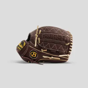 Phalanx 12" Baseball Dark Brown/Camel Pitcher's Glove Dual Welting