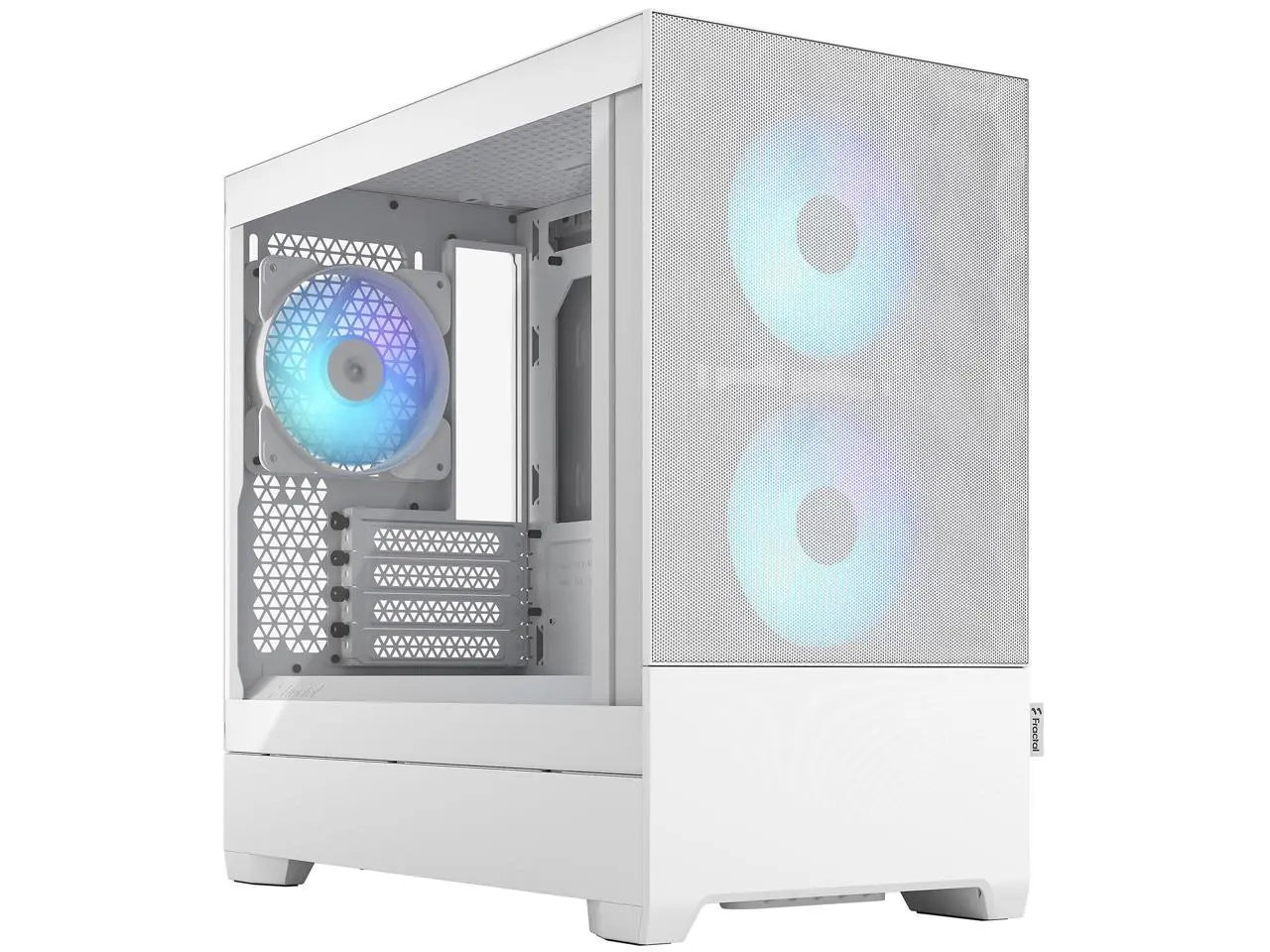 Fractal Design Pop Mini Air RGB White TG mATX High-Airflow Clear Tempered Glass Window Tower Computer Case Fractal Design Pop Mini Air RGB White TG mATX High-Airflow Clear Tempered Glass Window Tower Computer Case