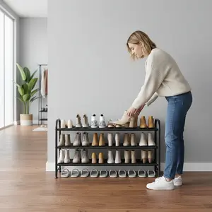 Shoe Rack Organizer 2 / 3 / 4 Tier Unique Furniture Comfy Outdoor Furniture Small Apartment Living Room Furniture Affordable and Shoe Rack for Small Spaces Deals For You Days