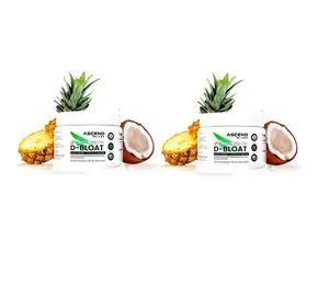 2 x D-BLOAT Daily Debloat Powder - ASCEND LABS - 30 Servings - Natural Bloating Relief & Water Retention Support - Dietary Supplement
