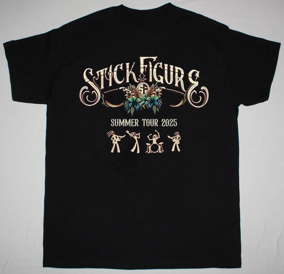 Stick Figure Band Summer Tour 2025 Logo T Shirt US Size S-6XL, Made In USA, All Colors, Gift for Women Men, 100% cotton, Classic Fit, Unisex T-Shirt