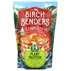 Birch Benders Complete Pancake & Waffle Mix, Plant Protein, 14 oz (397 g)