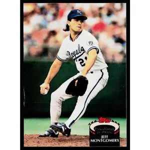 Jeff Montgomery 1992 Stadium Club #12 Kansas City Royals