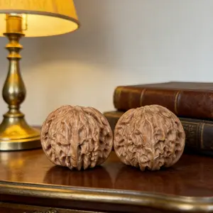 Premium Ginkgo Walnut Hand Balls - Natural Unmodified Raw Walnuts High Oil Content Collector’s Grade for Hand Relaxation