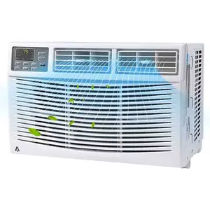 12000btu Window Air Conditioner With Wi-fi Enabled, Remote Control, Cooling Up To 550sq.ft, 115v Wall Mounted Window Ac Units For Rooms, Dehumidifier, Fan, Reusable Filter