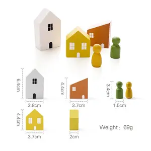 Wooden Forest and Homes Figures