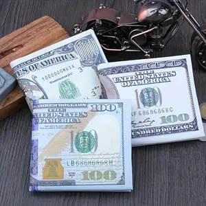 Glimmer Grid   Canvas Dollar Wallet Women US Currency Bill Pattern Money Clip Coin Pouch Credit Card Holder Cash Organizer Purse Halloween Themed Zipper Wallet