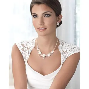 Rose Flower Jewelry Set