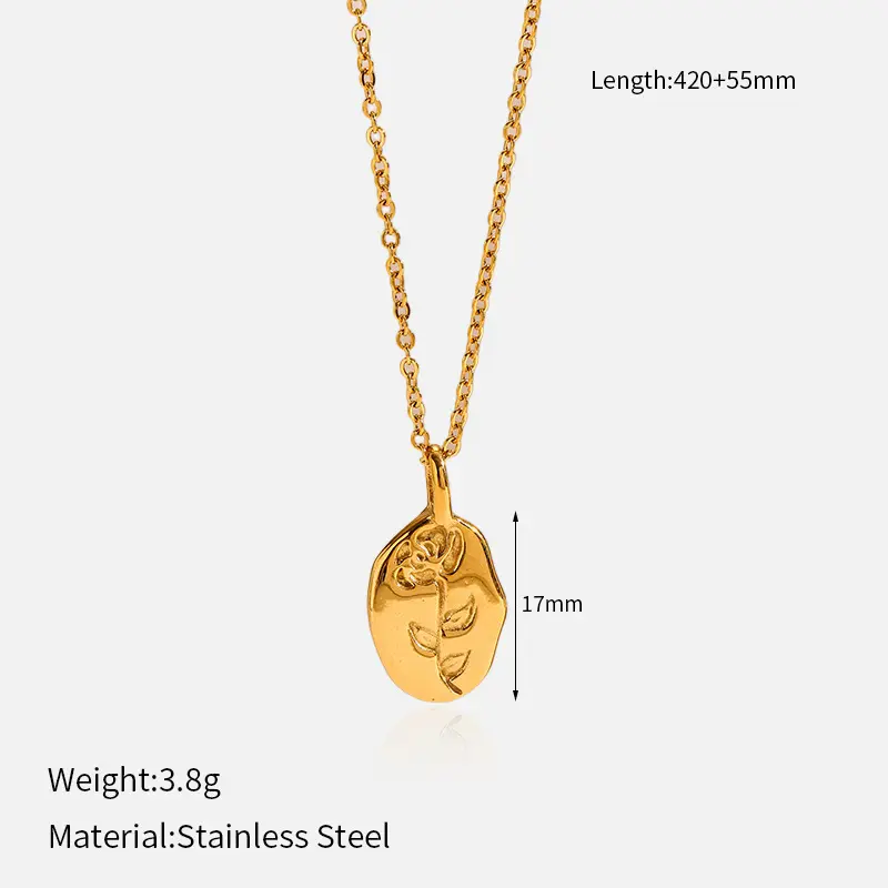 Irregular Flower Necklace