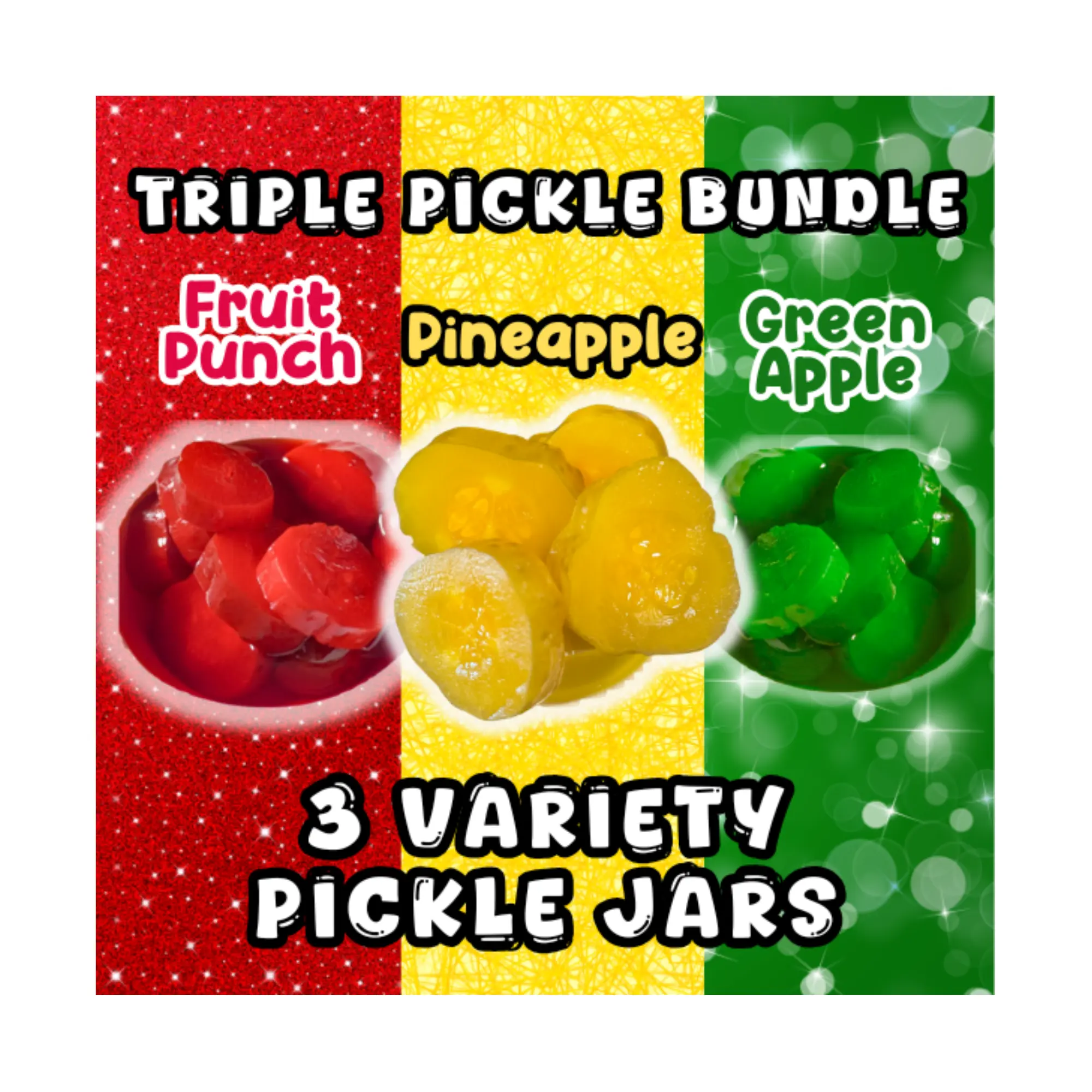 Pickle Pack Triple Pickle Bundle - 3 Flavor Variety Pack - TikTok Shop