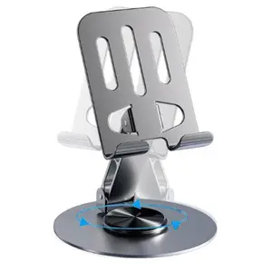 360 Degree Stable Phone Tablet Holder Portable Ultra Strong Support with Rotating Design for Enhanced Viewing