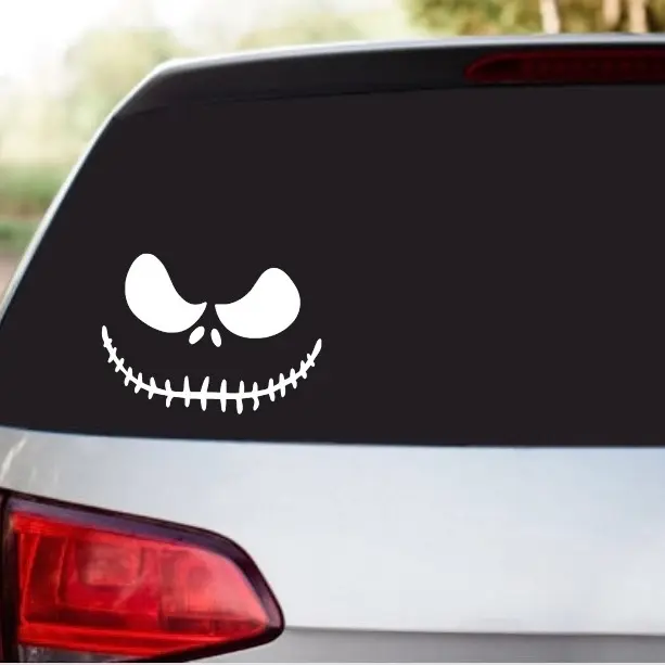 Skellington Face Decal Vinyl Sticker Auto Car Truck Wall Laptop