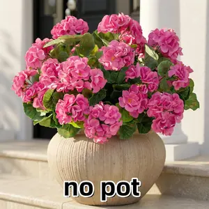 Outdoor Artificial Flowers Spring Summer Tulips, 8/16 Pieces Realistic Silk Tulip Home Decor, 14.4 Inch Fake Plants for Outdoor Decoration