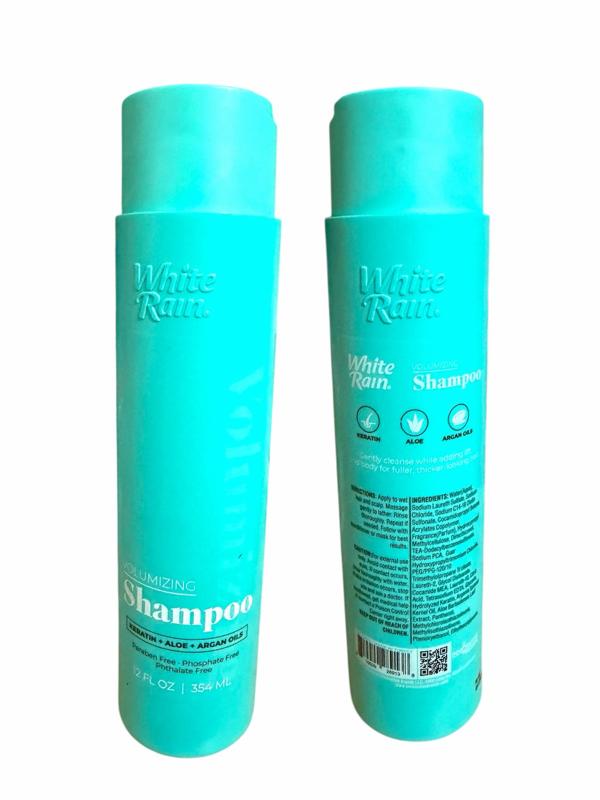 3-pc volumizing/frizz white rain shampoo,conditioner, and leave-in Set for Haircare