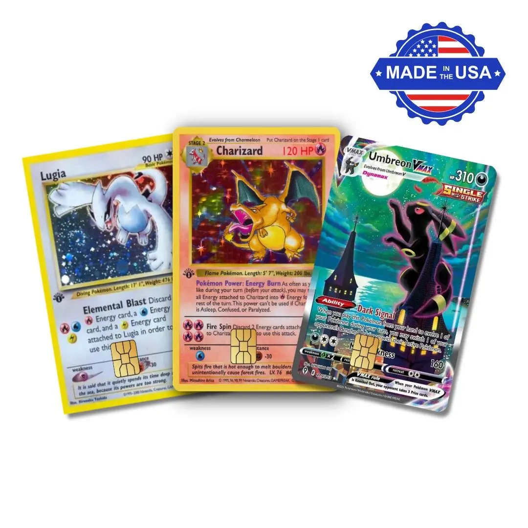 pokemon debit card Charizard Credit Card Skin Anime Town Creations My debit card is a