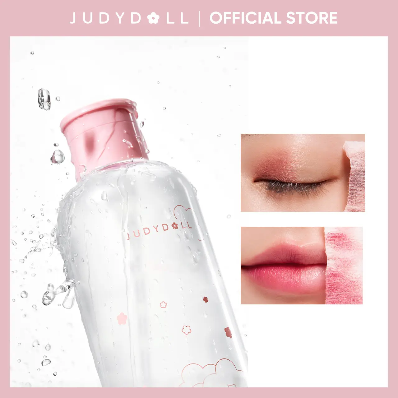 JUDYDOLL Eye & Lip Makeup Remover, Cleansing Oil, Heavy Makeup, Makeup Remover, Oil Water Ratio, Safe, Sensitive, All Skin Types, Summerwins