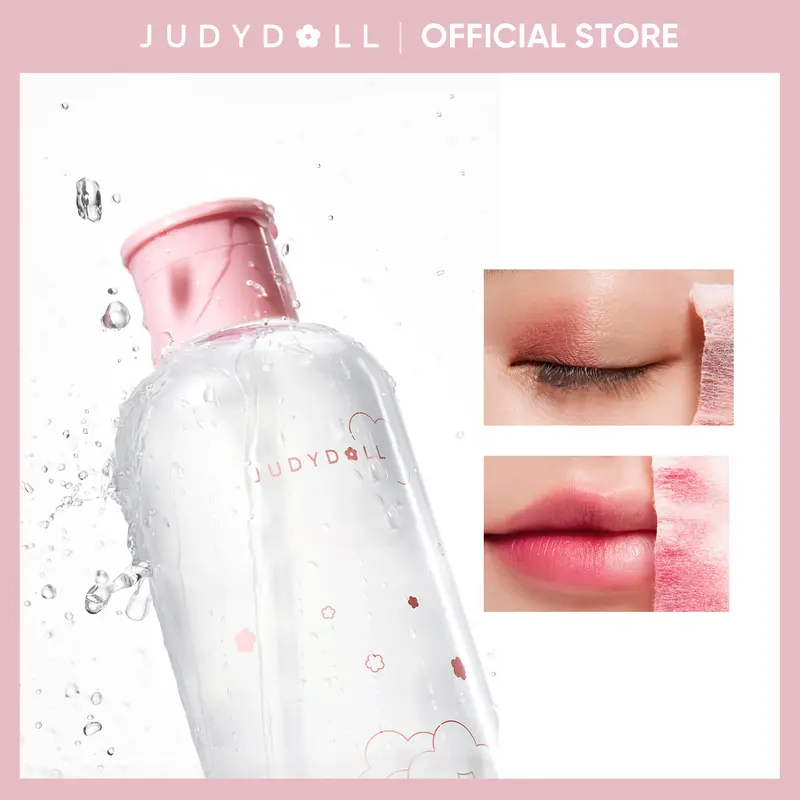 JUDYDOLL Eye & Lip Makeup Remover, Cleansing Oil, Heavy Makeup, Makeup Remover, Oil Water Ratio, Safe, Sensitive, All Skin Types, Summerwins