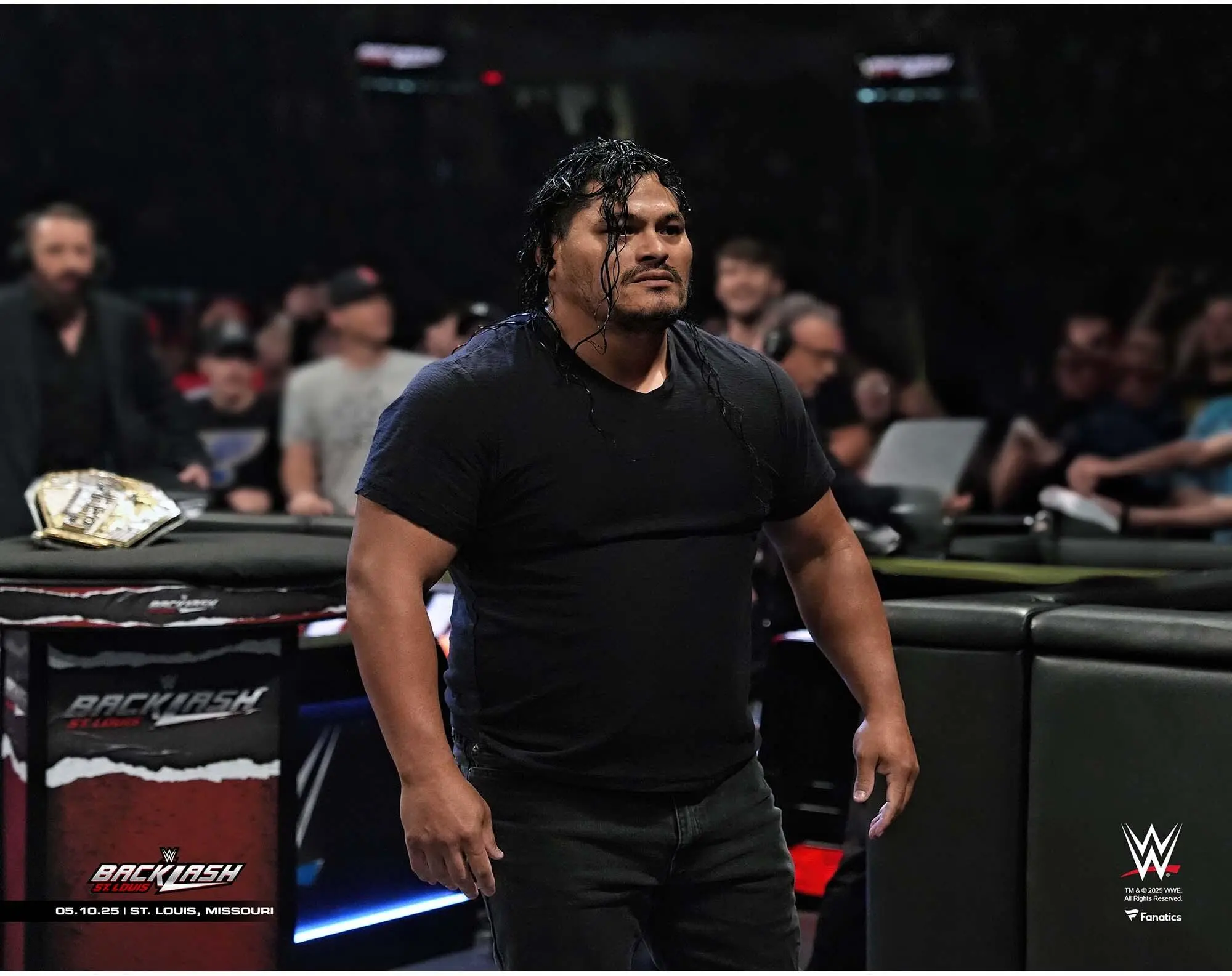 JC Mateo WWE Unsigned 2025 Backlash WWE Debut Photograph - Wrestling Memorabilia