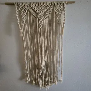 Handmade Macrame Wall Hanging - Boho Style, 1 Piece, Natural Color, Ideal for Home Decor