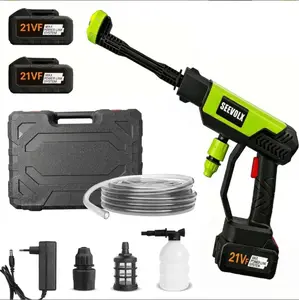 SEEVOLX 21V Cordless Pressure Washer | Portable Battery Powered Cleaner for Car & Home