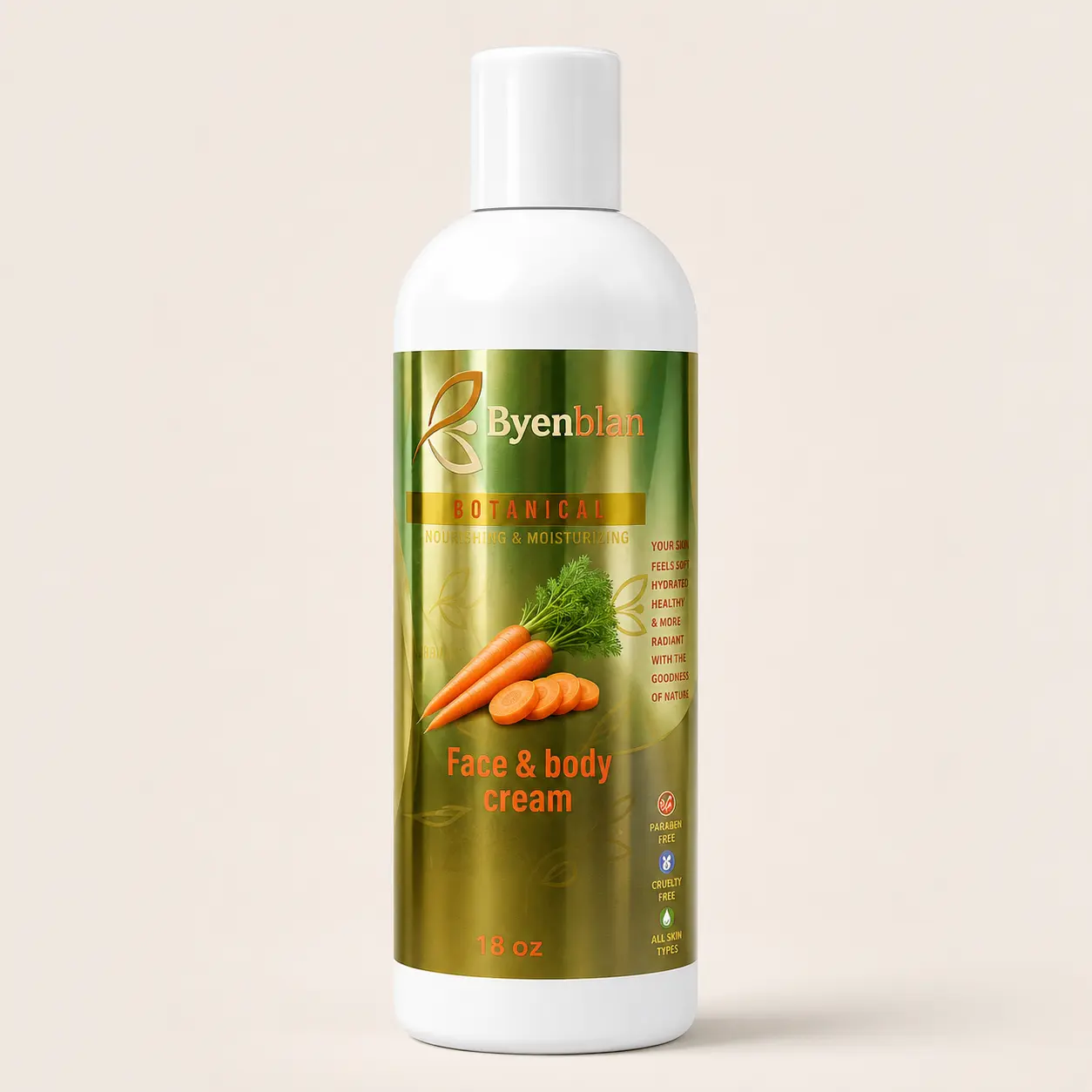 Radiant Carrot Face and Body Cream