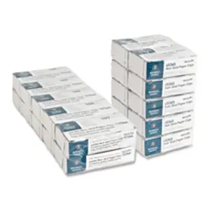 Business Source  Paper Clips- Regular- Nonskid- 1000-PK- Silver