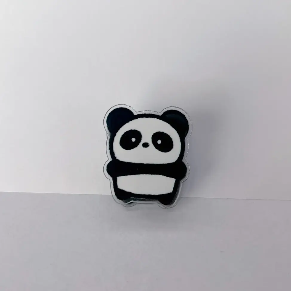 1 piece Cute Cartoon Animal-Themed Double Sided Paper Acrylic Clips – Perfect for Organizing in Style