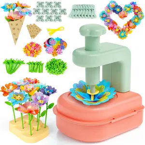 Flower Bouquet Craft Kit DIY Arts,Crafts Toys for Kids Ages 4-8 Educational Flower-Making Activity Toy Set for Toddler and Kids Birthday Gift for 4 5 6 7 8+ Year Old Girls and Boys from China