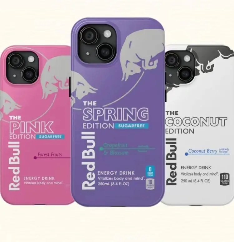 Redbull Energy Drinks Phone Case  Funny Gift for Drink Lovers