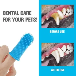 【Black Friday Deal】Super Soft Silicone Toothbrush - Perfect For Cleaning Your Dog Or Cat's Teeth! - For Pets - Suitable for Daily Brushing - Great Gift for Pet Owners