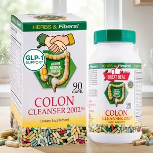 Daily Digestive Fiber Blend Supplement (90 Capsules) – Psyllium Husk & Probiotics for Digestive Wellness, Non-GMO