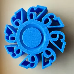 6 7 Fidget Spinner - Compact Portable Stress Relief Toy for Adults & Children - Durable Plastic Design - Ideal for Home School or On-the-Go - Perfect Gift