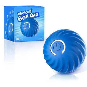 Interactive Dog Toys Ball,  Active Rolling Ball for Dogs Enrichment, Motion Activated Toys That Move on its Own Interactive Rechargeable LED Dog Toy usb--GTTQ-14 mode relief boredom